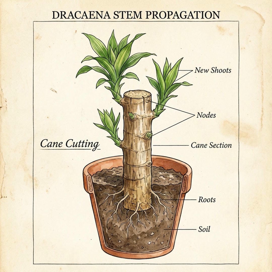 Stem cutting propagation